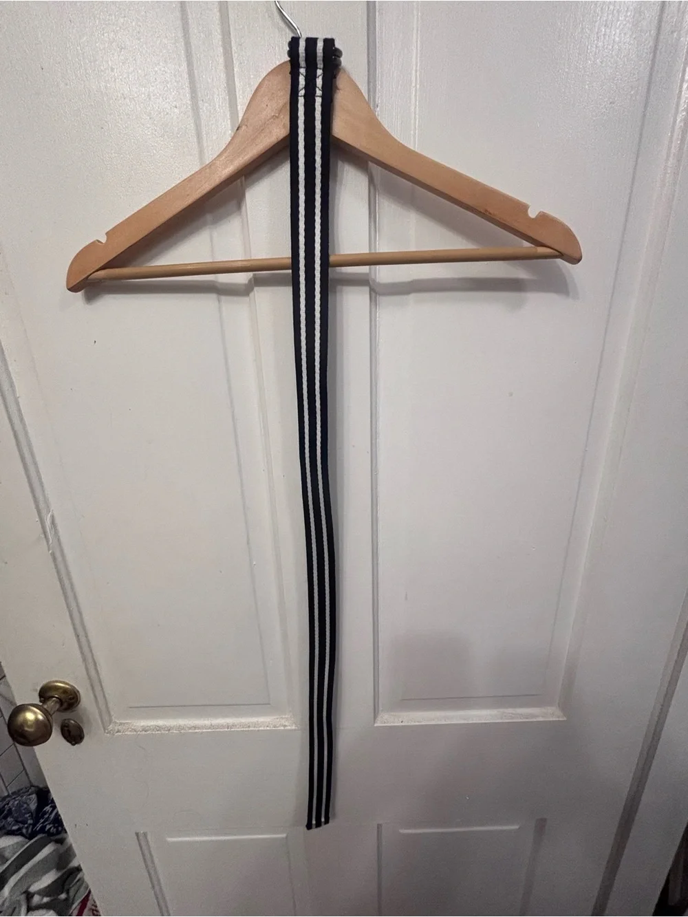 Polo Striped Navy and White Belt size 32